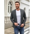 thumbnail image 6 of COOFANDY Men's Suit Jacket Lightweight Breathable Casual Sport Coat Blazer Two Button, 6 of 8