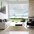 thumbnail image 7 of Ahgly Company Machine Washable Indoor Round Transitional Saddle Brown Area Rugs, 3' Round, 7 of 7