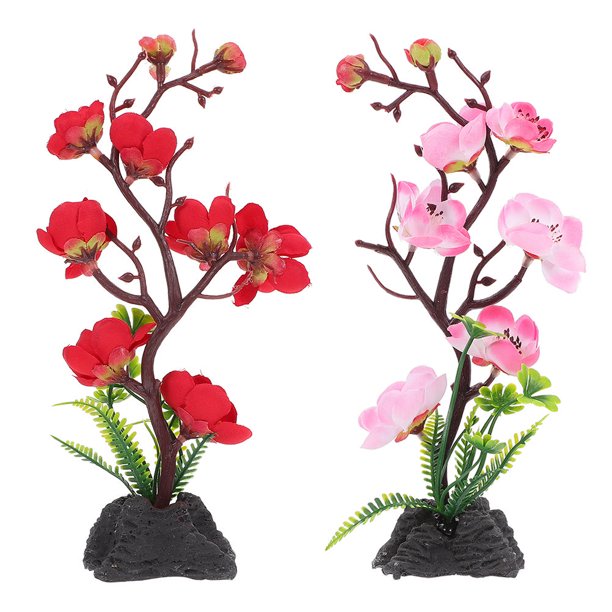 KAKOWELY 2Ud Artificial Para Platos De Flores Surtidas Y Estructura Profesional