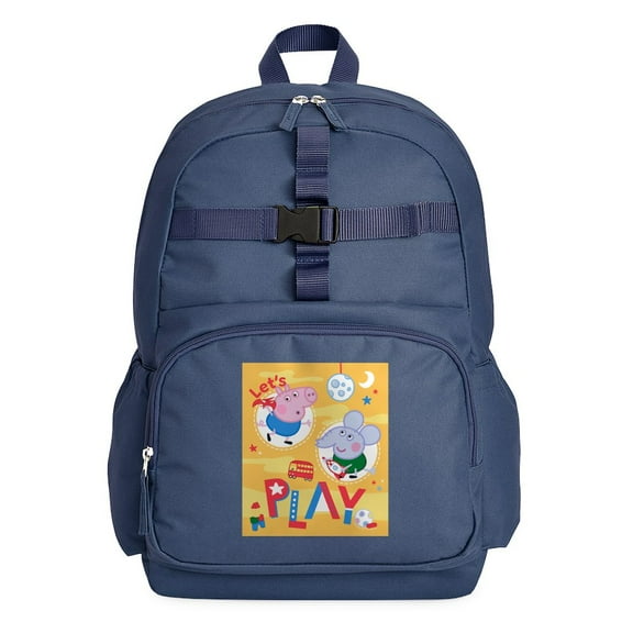 CafePress - Peppa Pig: Let's Play - Cute School Travel Backpack