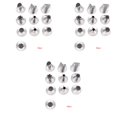 thumbnail image 2 of Injueey 10 Pieces Pastry Nozzle Cake Decorating Dessert Reusable Random Washable Removable Pattern Cream Tips Replacement Icing uno 3Conjunto, 2 of 6
