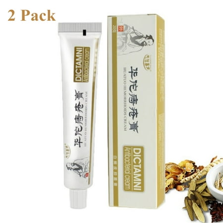Fysho 2Pack Chinese Herbal Medicine HuaTuo Hemorrhoids Cream Anus Prolapse Anal Fissure Antibacterial (Best Medicine For Fissure)