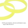 thumbnail image 4 of Uxcell Silicone Luminous Wristbands 8 Inch Circumference, Yellow 12 Pack, 4 of 7