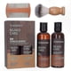 thumbnail image 1 of Beard Grooming Set with Argan and Jojoba Oils - Nourishing Shampoo and Wooden Comb for Men's Facial Hair Softness and Strength, 1 of 5