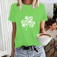 thumbnail image 6 of Baqcunre T Shirts for Women,Sweatshirt Womens Cute Trendy Shirt Casual Short Sleeve Pullover Tops,St. Patrick's Day Shirts for Women Womens Tops,Graphic Tees for Women Green S-3XL, 6 of 6