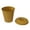 Gold, variant on Nilnehc Small Desktop Can with Lid,Compact Iron Tabletop Waste Bin for Office Kitchen,Multi-purpose Mini Planter Flower Pot Holder,Gold 2.6x3.7in