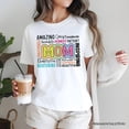 thumbnail image 5 of Inspirational Mom Life T-Shirt, White Stylish Casual Women's Tee, 5 of 6