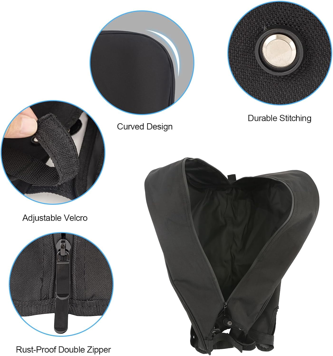 YXMEIGUO Golf Bag Rain Cover, Universal Golf Bag Cover Hood for Travel, Heavy Duty Waterproof Dustproof UV-Protect Golf Club Bags