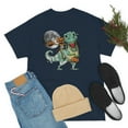 thumbnail image 2 of T-Rex Jack-o'-lantern Dinosaur T-Shirt, 2 of 4