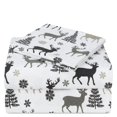 thumbnail image 1 of Flannel Sheet Set 100% Cotton Printed, Soft Heavy Weight Double Brushed Deep Pocket Sheets, 1 of 6
