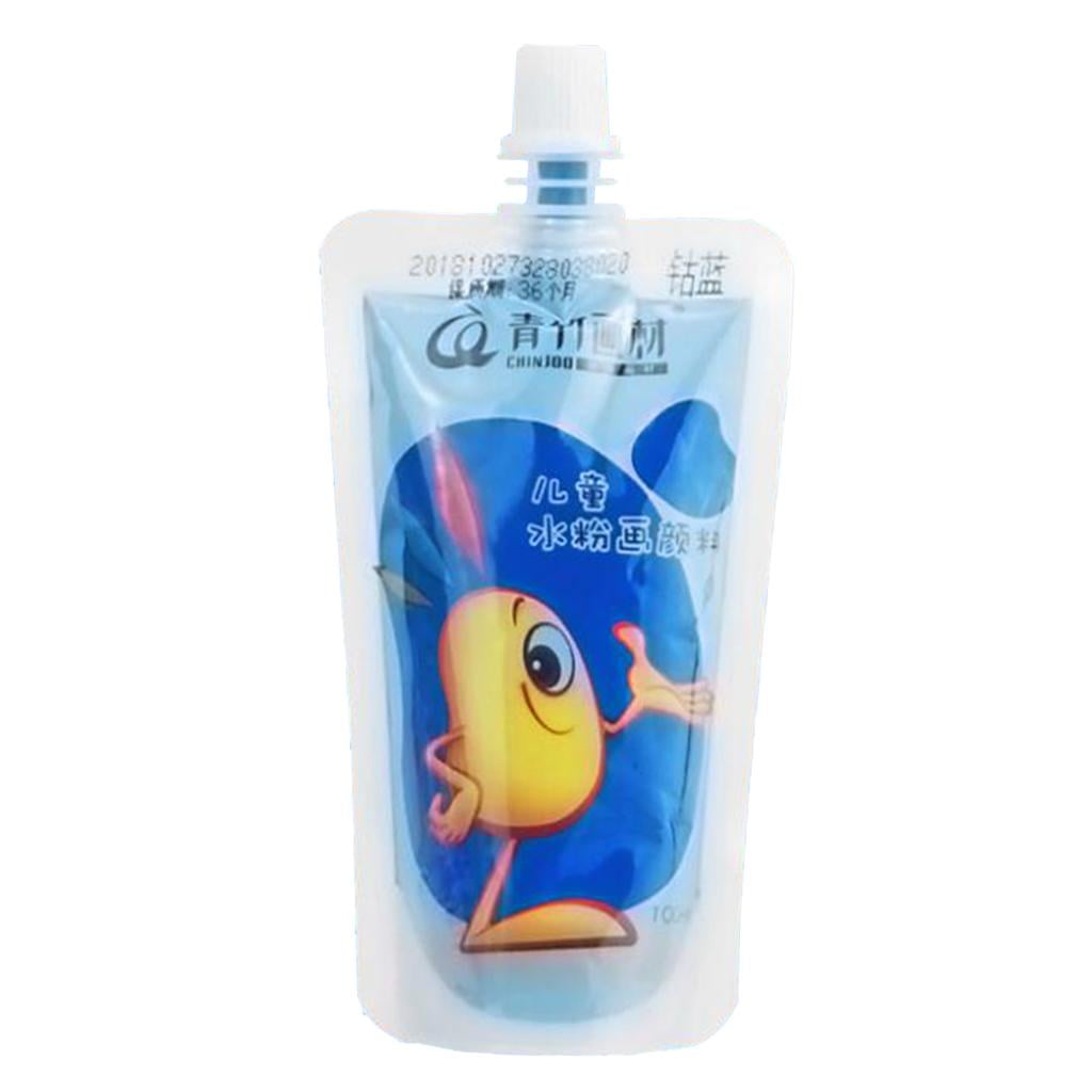 FVDPWYE Artist Kids Washable Gouache Paints Opaque Pigments for Watercolor Painting Wall Blue