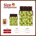 thumbnail image 3 of Wukai St. Patrick's Day3 Print Christmas Burlap Bags,Drawstring Christmas Burlap Goody Gift Candy Bags Xmas Burlap Treat Bags for Candy Wrapper Xmas Party Favors-Black, 3 of 8