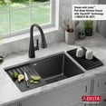 thumbnail image 3 of Delta 75B933-30S-WH Everest 30” Workstation Kitchen Sink Undermount Granite Composite, 3 of 7
