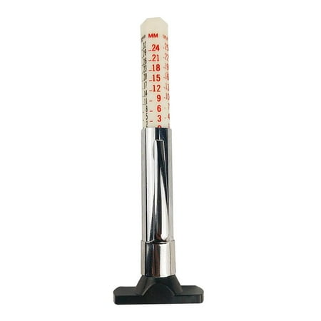 

Stainless Tread Depth Gauge Metric Durable Repair Tools 0-25mm for