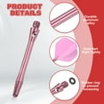 thumbnail image 3 of Uxcell 8Pcs Aluminum Dart Shafts 2BA Thread Dart Stems Replacement Accessories with Rubber Rings for Steel Tip Pink 45mm, 3 of 5
