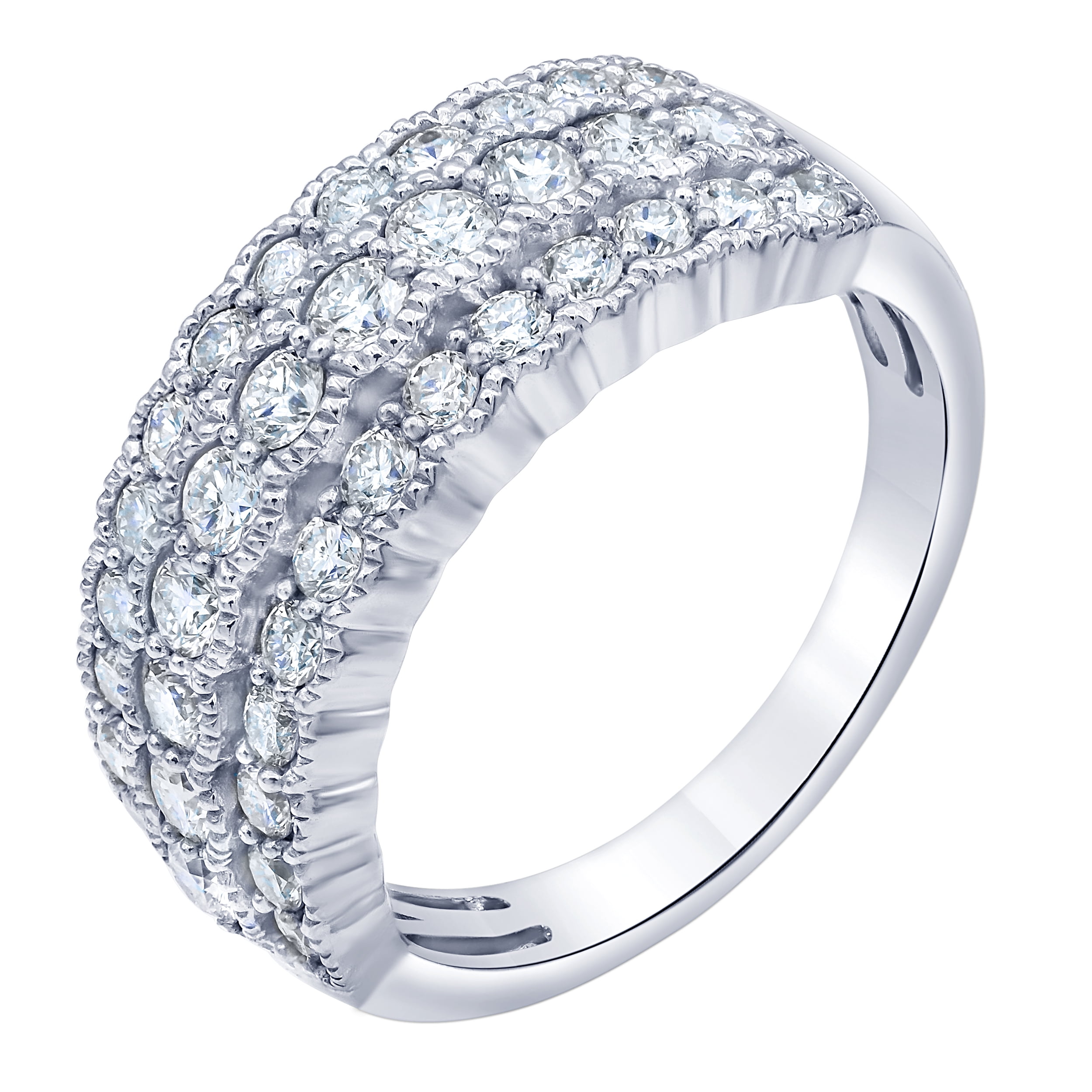 Arista 1 1/4 Carat T.W Lab Grown Diamond Women's Ring in Sterling Silver (I, SI)