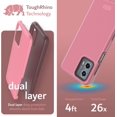 thumbnail image 2 of TUDIA MergeGrip Motorola Moto G 5G 2023 Case Military Grade Drop Tested - Smokey Pink, 2 of 6