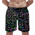 thumbnail image 2 of Board Shorts Math Linear Classic Swim Trunks Mathematics Eduion Men Quick Drying Sports Fitness Trendy Board Short Pants, 2 of 5