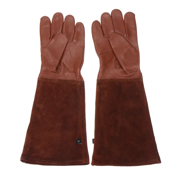 Heavy Duty Gardening Rose Pruning Gauntlet Gloves Thorn Proof Long Sleeve Work Welding Garden Gloves
