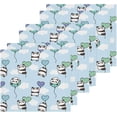 thumbnail image 2 of SKYSONIC 6 PCS Cartoon Panda and Balloon Washcloths, 12"x12" Cotton Wash Cloths, Highly Absorbent and Soft Face Towels for Bathroom,Gym,Hotel and Spa, 2 of 7