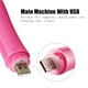 thumbnail image 3 of Kit de depilación Fugacal 4 en 1 recortadora de vello eléctrico rosa, 3 of 6