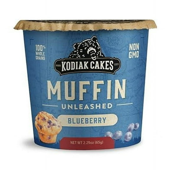 Kodiak Cakes Minute Muffins, Mountain Blueberry, 2.29 Ounce (Packaging May Vary) ( Pack of 2 )