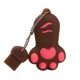 thumbnail image 3 of Cartoon Cat Paw Pen Drive 64GB Free Key Chain Pendrive 32GB Red USB Flash Drive 16GB 8GB 4GB Cute High-speed Memory Stick 128GB, 3 of 5