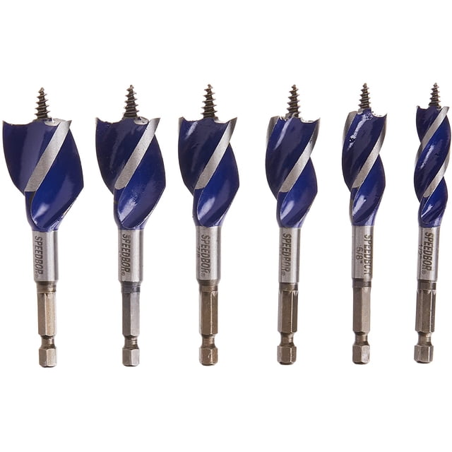 Juego de brocas Irwin Tools IRWIN SPEEDBOR para madera 4 pulgadas 6 pi