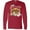 Red, variant on Inktastic Merry Christmas Cute Nativity Scene Long Sleeve T-Shirt
