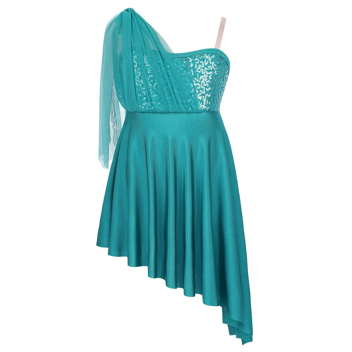 Robe De Danse Lyrique / Ballet - Manches Longues, Tissu Stretch (90% Polyester, 10% Élasthanne) - Pour Danse Contemporaine, Tango, Patinage Artistique - 5