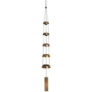 Woodstock Wind Chimes Signature Collection, Woodstock Temple Bells, Quintet, 32'' Copper Wind Bell TB5C