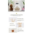 thumbnail image 4 of Pet Teepee Dog & Puppy Cat Tents Tipi Bed Portable Houses with Thick Cushion for Pets Up to 15lbs, 4 of 7