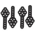 thumbnail image 1 of 4Pcs CNC Metal Mount Adjust Height Angle Stand for RC Crawler Car Axial SCX10 90046 D90 D110,Black, 1 of 5