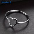 thumbnail image 1 of 1pc Heart Ring for Men - Trendy and Stylish Hollow Out Design for Daily Wear and Gift Giving - Perfect Birthday or Holiday Gift for Boyfriends, 1 of 5
