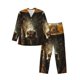 thumbnail image 1 of Fotbe Sunflower Cowboy Hat Cow Pijama de Hombre con Estampado de Manga Larga, Conjunto de 2 Piezas, Ropa de Dormir Suave y Cómoda con Bolsillos-X-Large, 1 of 7