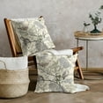 thumbnail image 4 of Vintage Floral Bird Pillow Covers 20x20 Inch Set of 2 Gray Green Flowers Leaves Decorative Throw Pillows For Couch Chinoiserie Square Pillow Cases Home Decor For Sofa Bed Porch Living Room Outdoor, 4 of 6
