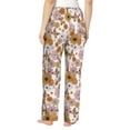 thumbnail image 3 of Naloa Sunflowers And Butterflies Print Women’s Ultra-Soft Comfy Pajama Lounge Pants with Pockets & Drawstring, 3 of 8