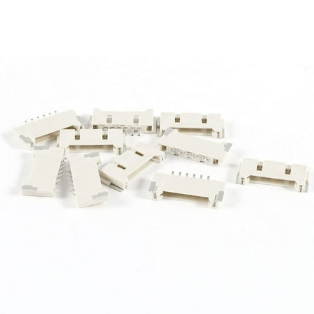 Unique Bargains 10pcs FFC FPC Flat Socket Ribbon Connector 6Pin 1.5mm Pitch for Computer Port