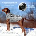 thumbnail image 3 of Chaqueta de invierno para perros FUAMEY Grey Camo con arnés para perros S, 3 of 6