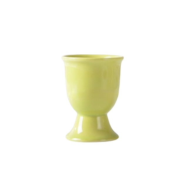 sweethay Breakfast Egg Cup Heats Resistant Eggs Tray Stand Holder Container Wine Drinking Cups Kitchen Cooling Tool Household Cafe White Azul