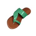 thumbnail image 2 of ATENAR Sandals for Women Solid Color Outdoor Womens Sandals Comfortable Womens Shoes Green 7.5, 2 of 9
