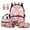 Axolotl Pink, variant on Bulopur Soccer Backpack Set of 5 Sports Print 17 Inch Lightweight Backpack with Lunch Bag Pencil Pouch for 9-12 Years Old Kids Elementary to Middle School