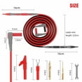 thumbnail image 6 of 23 in 1 Silicone Multimeter Test Leads Kit Precision Sharp Probes Test Lead Set Fit for Any Digital Multimeter, Automotive Electronic Clamp Meter, 6 of 10