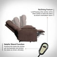 thumbnail image 6 of Betisef Living Room Power Lift Massage Recliner Chair for Elderly Heated Lounge Vibratory Brown, 6 of 8