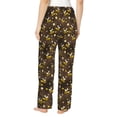thumbnail image 2 of Bingfone Pajamas for Women,Flying Furry Honey Bees Pajama Pants with Pockets-XX-Large, 2 of 7