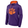 thumbnail image 2 of Men's Fanatics  Purple Clemson Tigers Defender Dot Faded Primary Pullover Hoodie, 2 of 3
