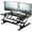 Black, variant on VIVO Black Electric Height Adjustable Extra Wide 42" Stand Up Desk Converter