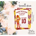 thumbnail image 5 of Darling Souvenir White Birthday Invitation Card 28 Pcs Fill or Write In Blank Invites Printable Party Supplies 5 x 7 Inches, 5 of 5