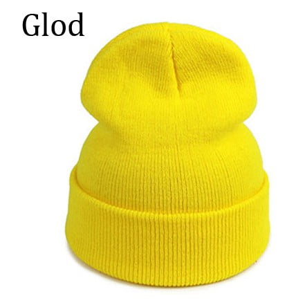 Sombrero de mujer beanie knit color sólido sombrero beanie caliente sombrero señoras casual sombrero