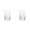 Clear*2, variant on KUMHONW 1PCS Clear Acrylic Drinking Cups, 14 oz Unbreakable Water Tumbler, Reusable Plastic Drinking Glasses, Stackable Beverage Tumbler for Juice, Lemonade, Ice Coffee, BPA-free, Dishwasher Safe
